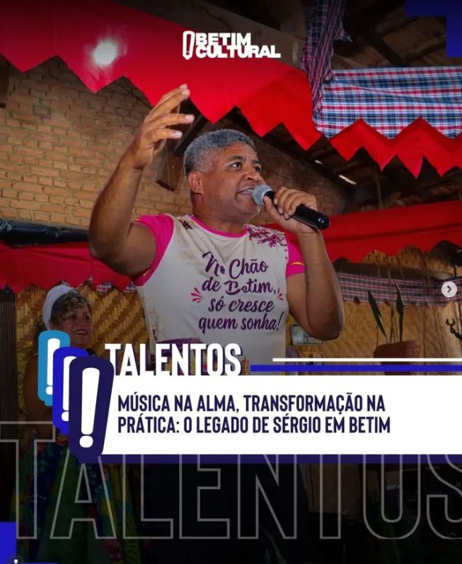 Publicação do Betim Cultural no Instagram